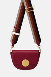 Oryany - Lottie Saddle Crossbody Small Handbags - Red / One Size